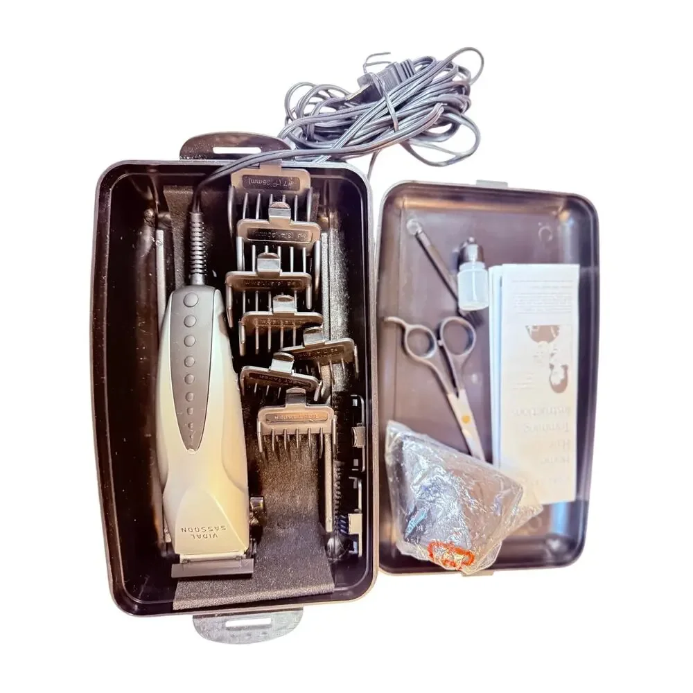 Vidal Sassoon Hair Clipper Kit with Storage Case, Guards & Accessories - Works